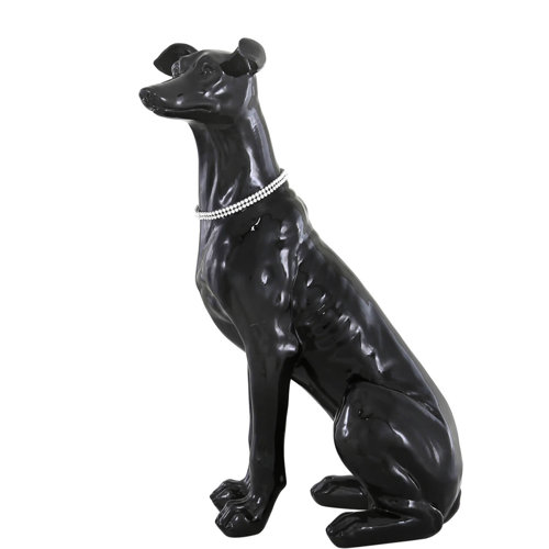 Rosdorf Park Sitting Dog Ornament Statue Wayfair.co.uk